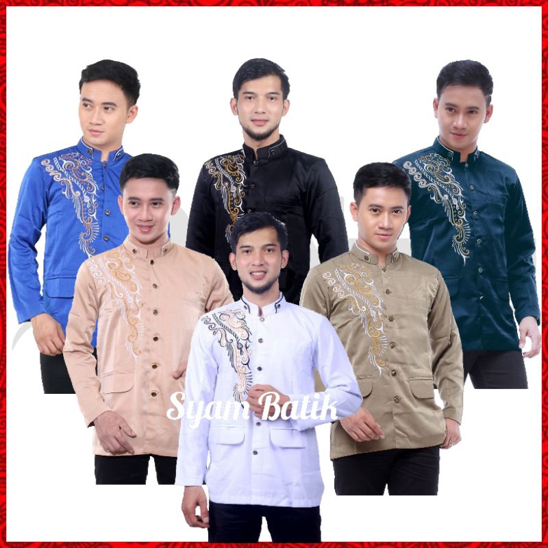 Jual JAZKO SYAMBATIK Warna Putih Biru Hijau JAZKO JAZ KOKO JASKO