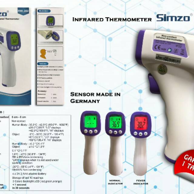 Jual Infrared Thermometer SIMZO Shopee Indonesia