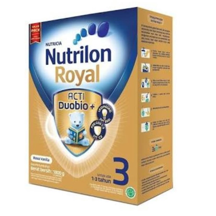 Jual NUTRILON ROYAL ACTI DUOBIO 3 VANILA 1800 GR Shopee Indonesia