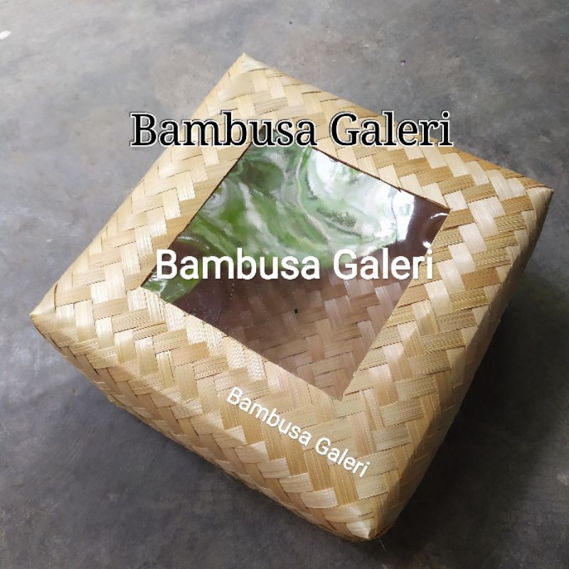 Jual Grosir Besek Isi 50 Pasang 20x20cm Natural Besek 20x20 Besek Nasi