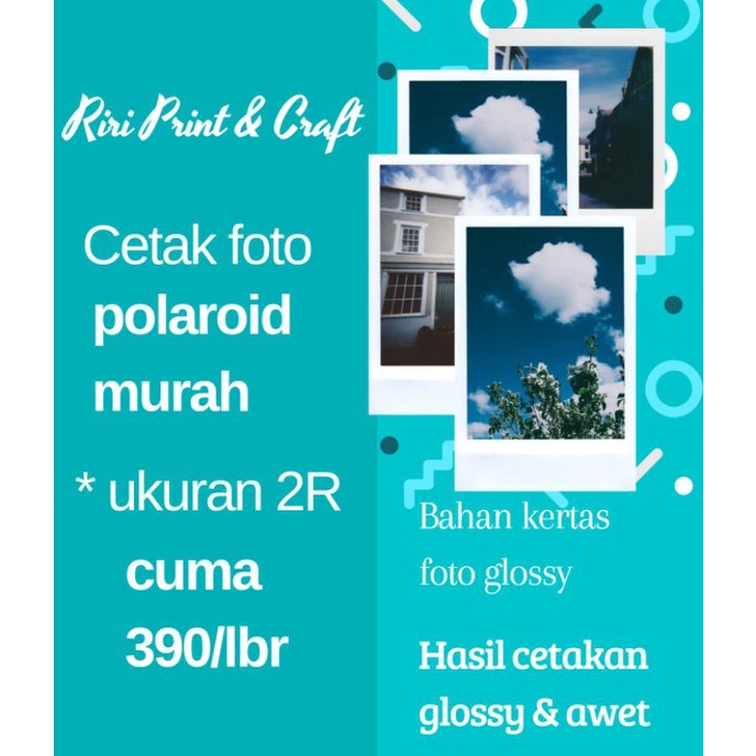 Jual Cetak Foto Polaroid R Murah Kertas Foto Shopee Indonesia