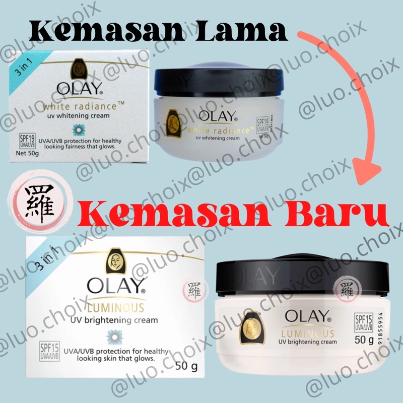 Jual Olay White Radiance Uv Whitening Day Cream Spf Gm Olay In