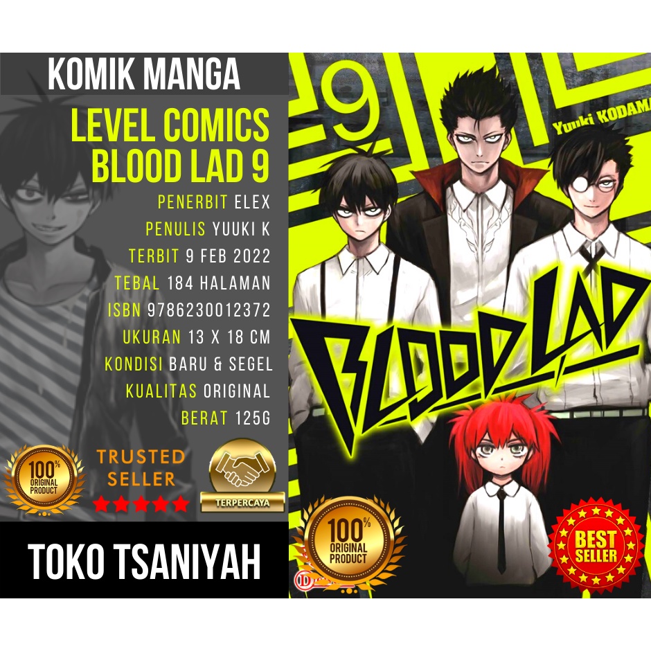 Jual Komik Manga Level Comics Blood Lad Yuuki Kodama Komik Manhwa