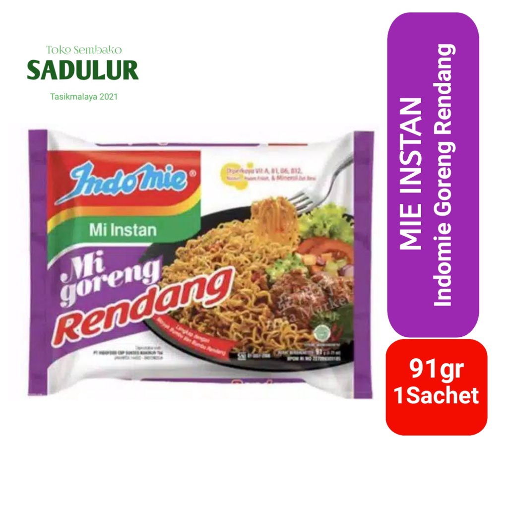 Jual Indomie Goreng Rendang 91gr Shopee Indonesia