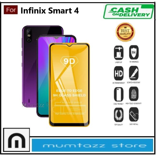 Jual Promo Tempered Glass Warna Hp Infinix Smart Anti Gores Kaca Full