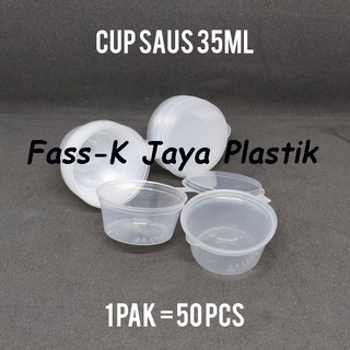 Jual Cup Saos Sambal Ml Tutup Pcs Mika Sambal Saus Wadah Saos