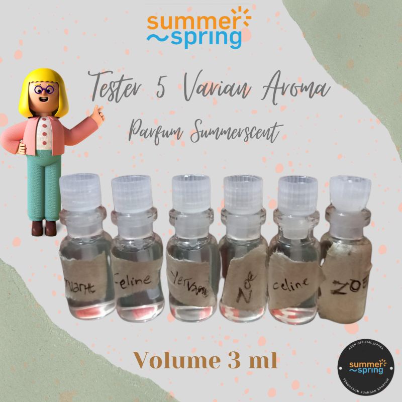 Jual Paket Tester Varian Aroma Parfum Summerscent Shopee Indonesia