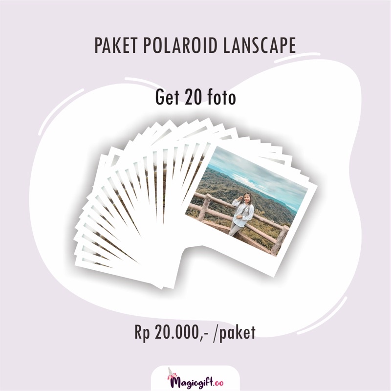 Jual Cetak Foto Polaroid Paket Lanscape Get Foto Shopee Indonesia