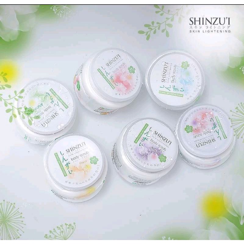 Jual SHINZUI LIGHTENING BODY SCRUB WHITENING LULUR BADAN 200g Shopee