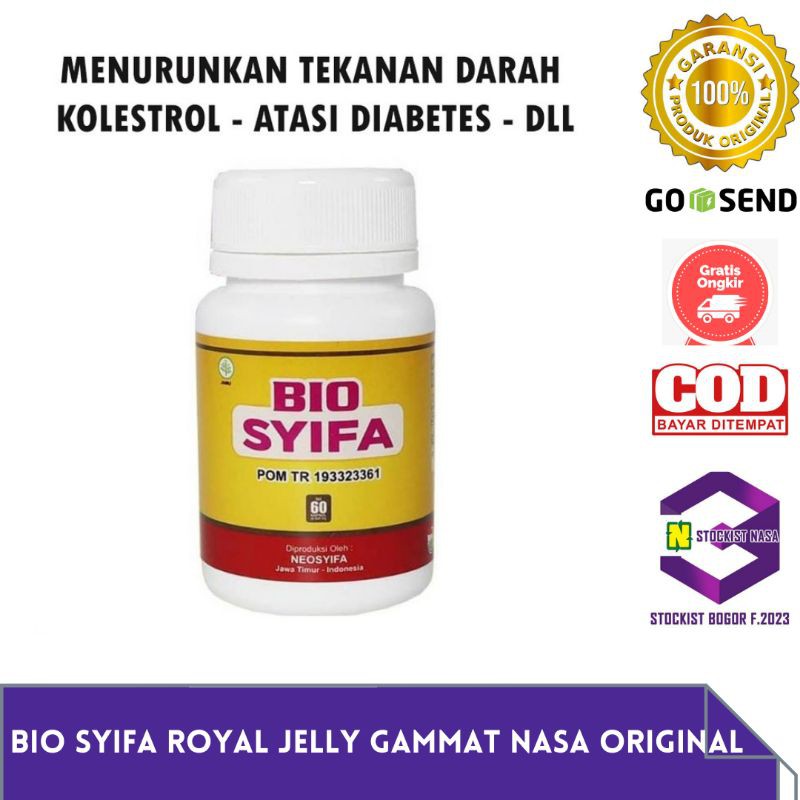 Jual BIO SYIFA ROYAL JELLY GAMAT ORIGINAL NASA MENURUNKAN TEKANAN