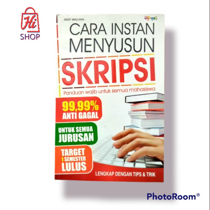 Jual Buku Cara Instan Menyusun Skripsi Shopee Indonesia