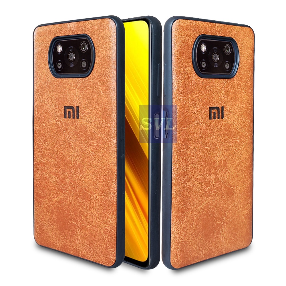 Jual Xiaomi Poco X Nfc Pro Leather Case Casing Softcase Slim Kulit