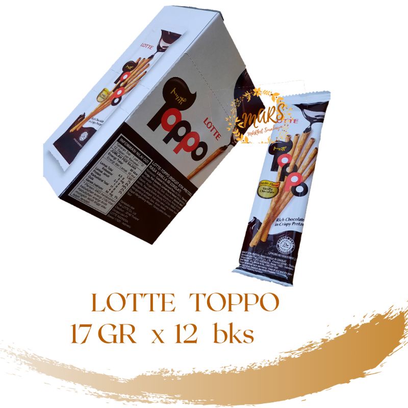 Jual Lotte Toppo 17 Gr X 12 Bks Shopee Indonesia