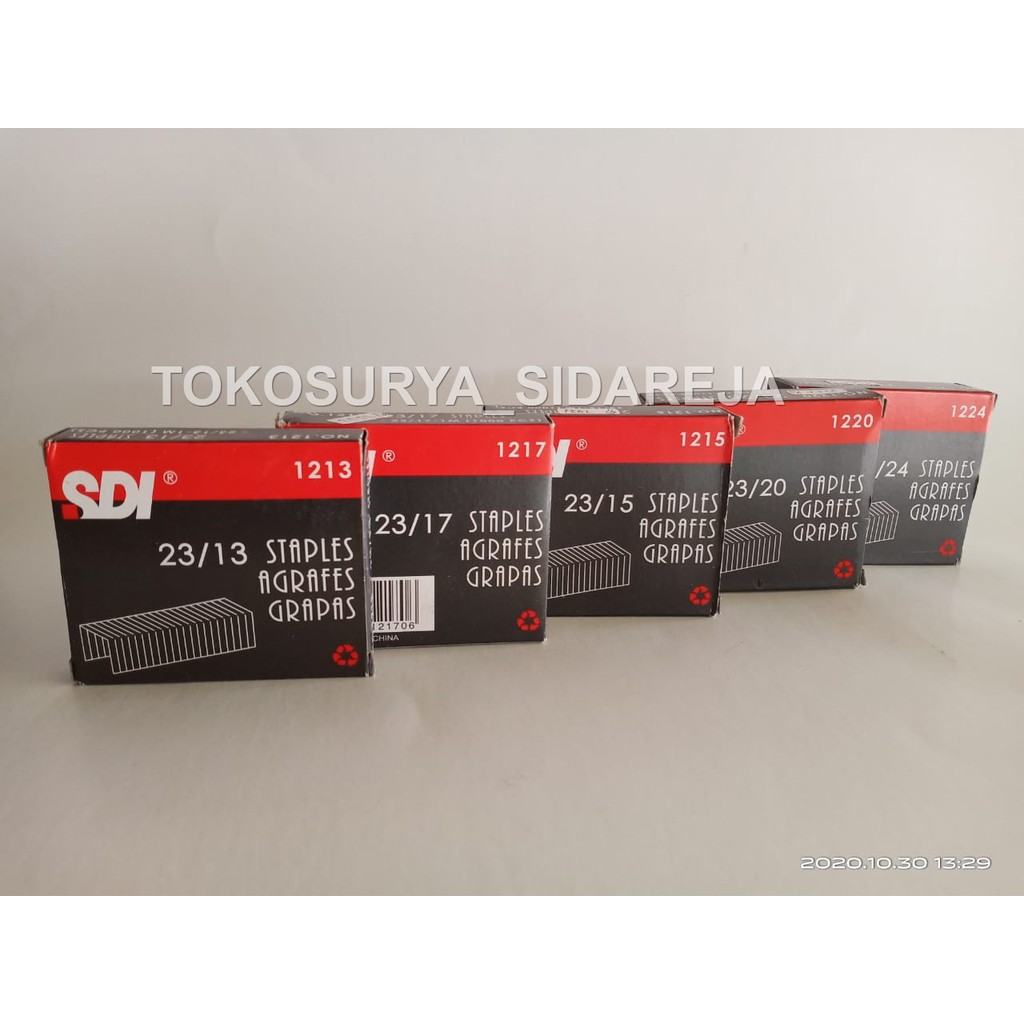 Jual Refill Isi Staples Stapler Jilid Tembak Sdi No