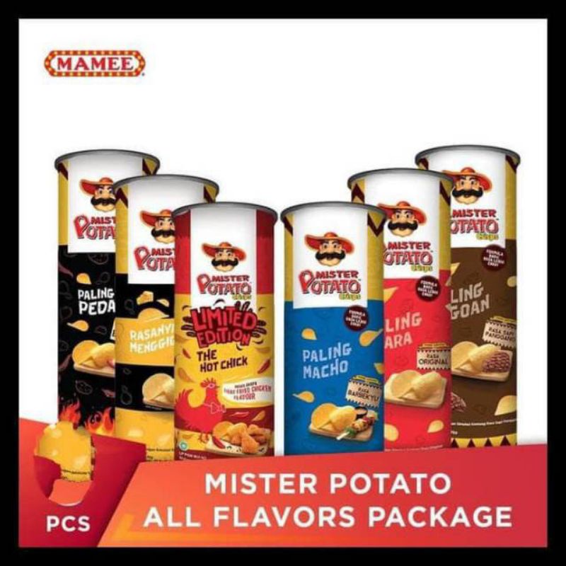 Jual Mister Potato Crips Kaleng All Varian Grammister Potato Crips