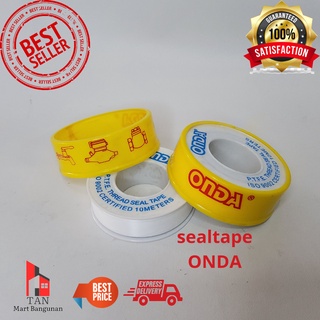 Jual ONDA Seal Tape 12 Mm Isolasi Kran Air Selotip Pipa Kran Air Merek