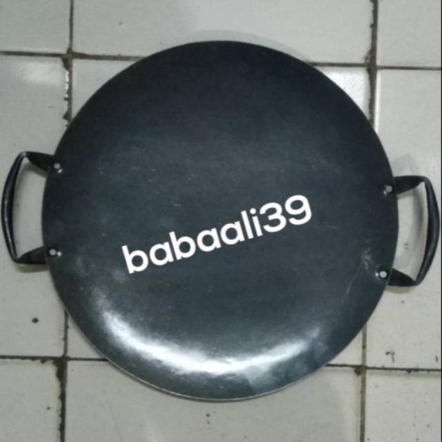 Jual Wajan Plat Baja Hitam Bakaran Roti Bulat Cm Shopee Indonesia