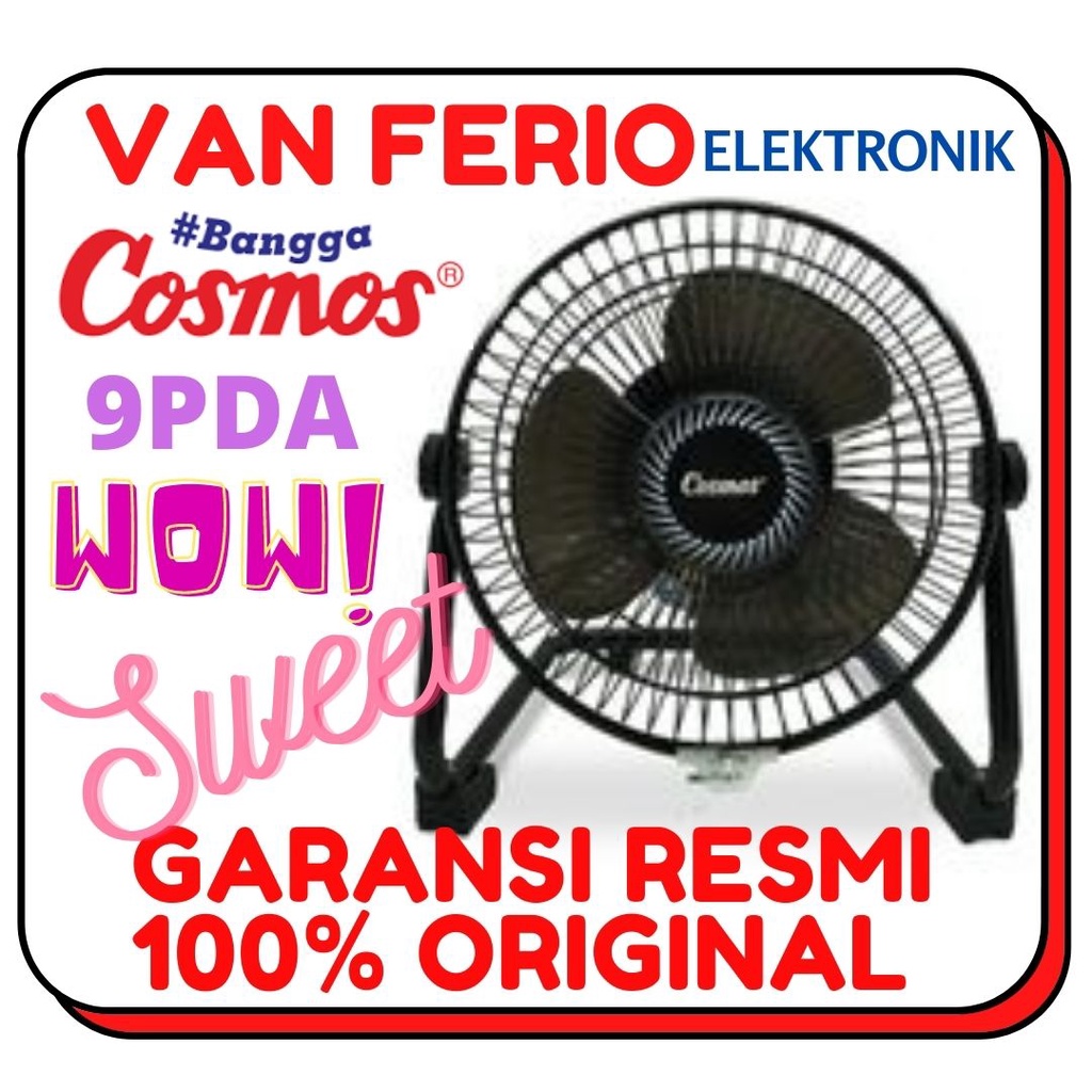 Jual Cosmos Pda Kipas Angin Meja Besi Desk Fan Mini Inch Garansi