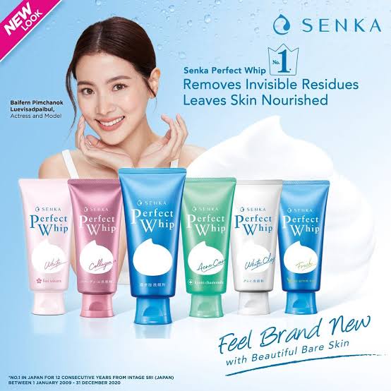 Jual Senka Perfect Whip White Clay Vibrant Fresh Anti Shine