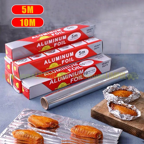 Jual Aluminium Foil Roll Aluminium Tin Foil Cm X M M Serbaguna