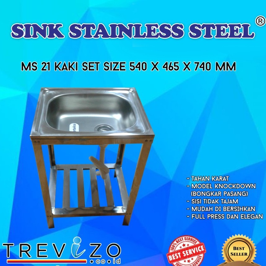 Jual Wastafel Cuci Piring Bak Cuci Piring Ms Meja Stainless