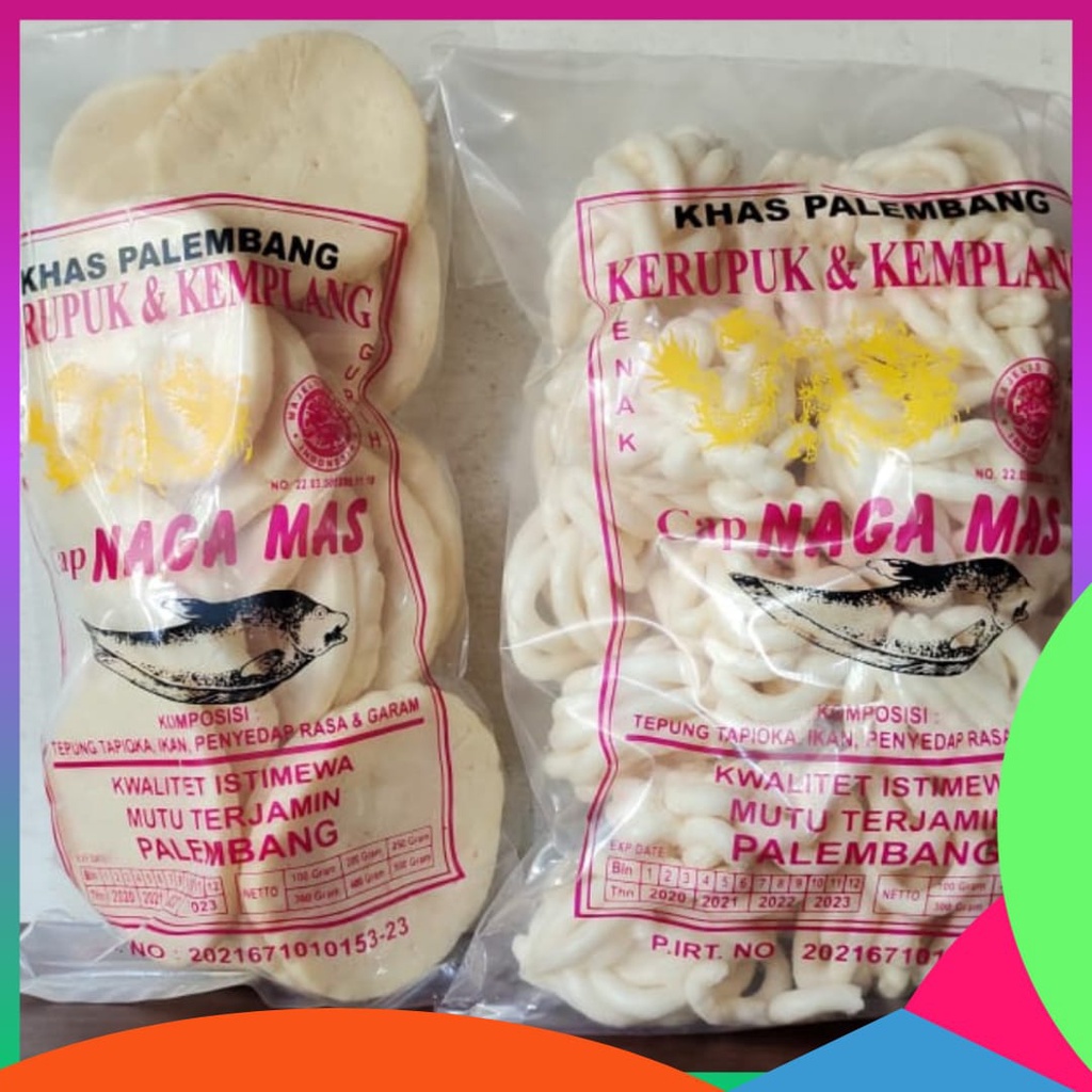 Jual KEMPELANG DAN KERUPUK NAGA MAS 1 PAKET KHAS PALEMBANG KUALITAS NO