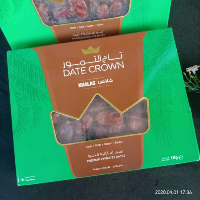 Jual Date Crown Kurma Khalas Premium Kg Shopee Indonesia