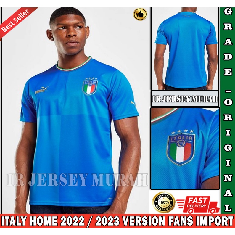 Jual JERSEY SEPAK BOLA NEGARA ITALIA HOME 2022 2023 IMPORT TOP QUALITY