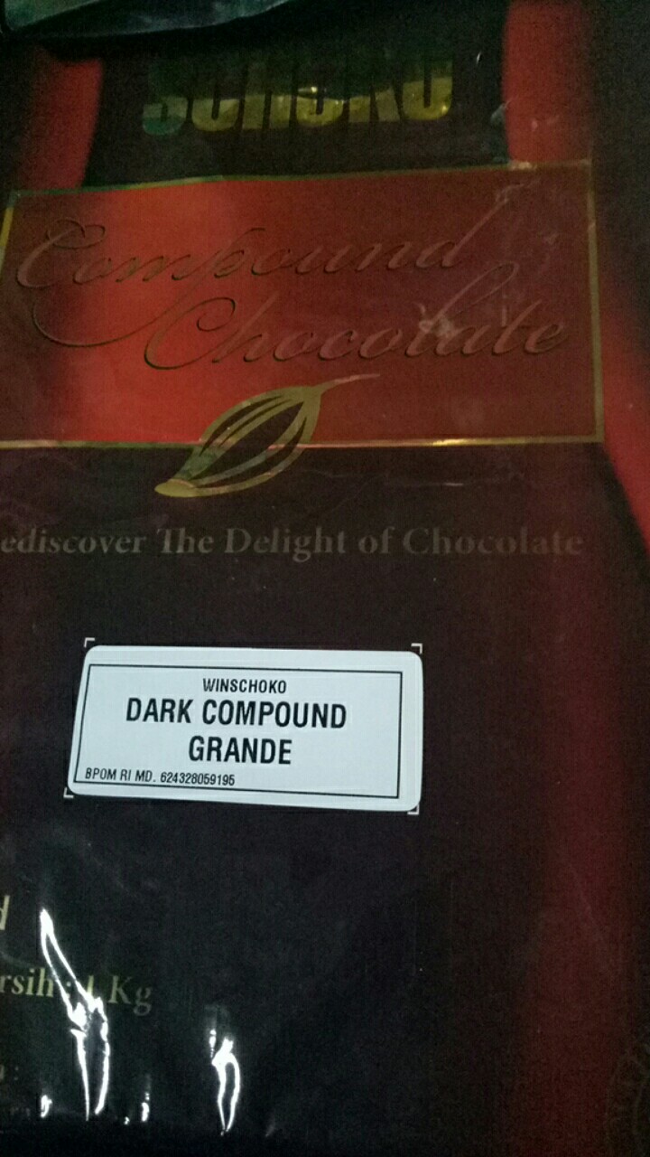 Schoko Dark Chocolate Compound Grande Kg Dark Chocolate Cokelat