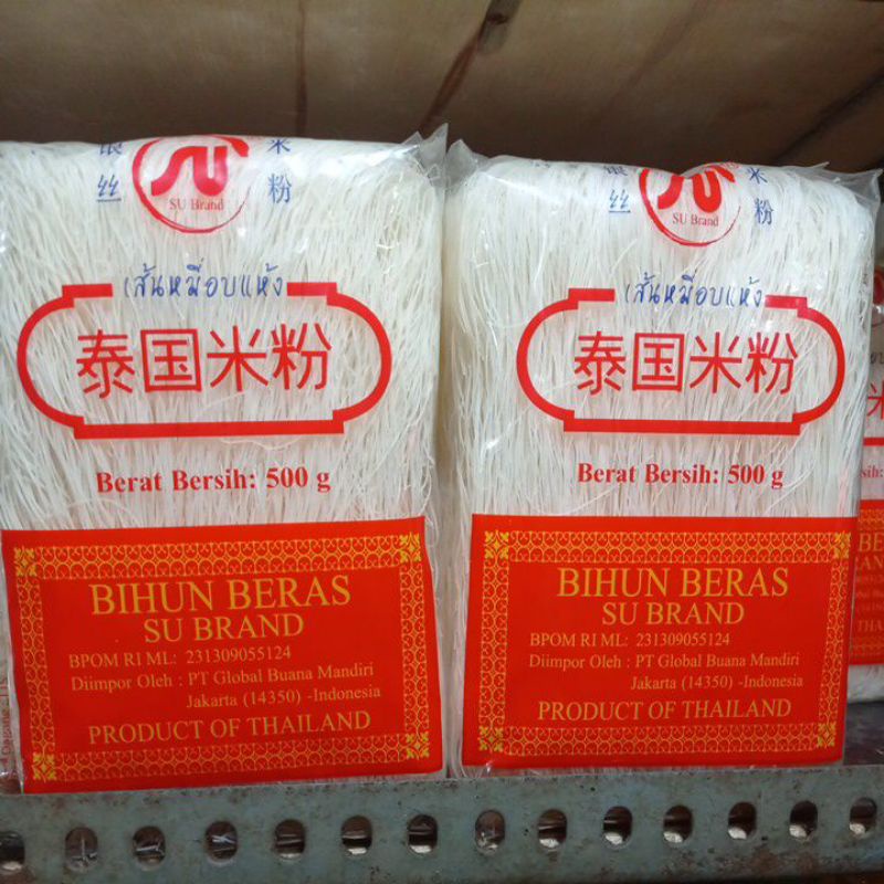 Jual Bihun Beras Su Brand 500g Shopee Indonesia