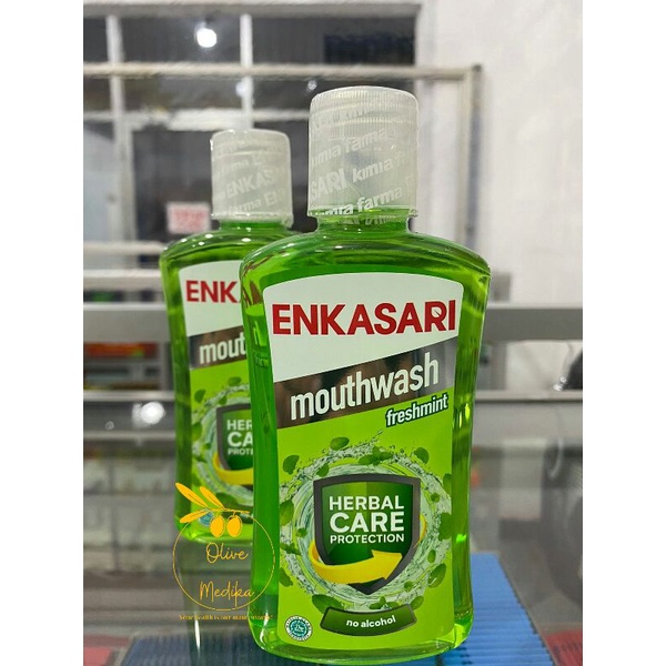 Jual Enkasari Mouthwash Freshmint Ml Shopee Indonesia