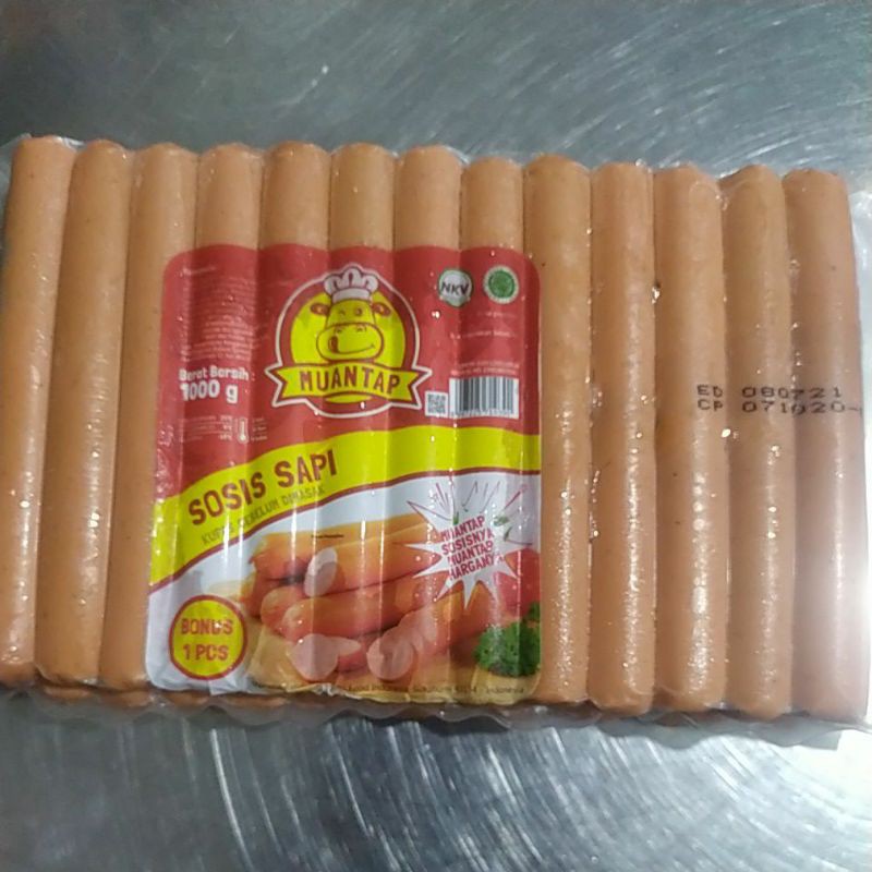 Jual Muantap Sosis Sapi Isi S Kg Shopee Indonesia