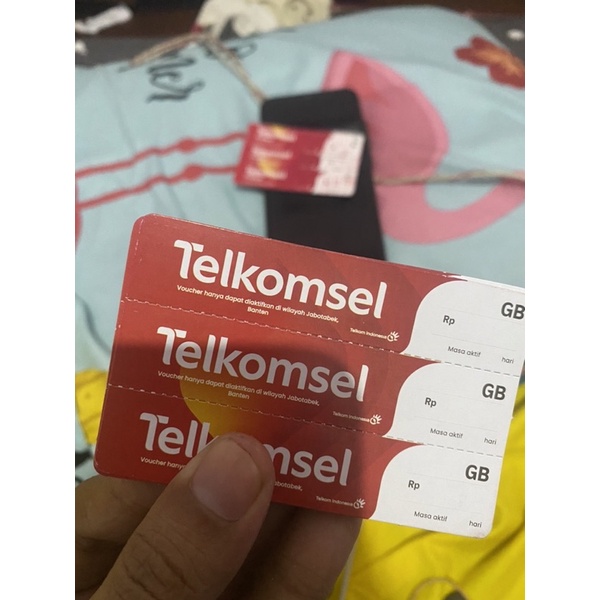 Jual VCR VOUCHER VOCER TSEL TELKOMSEL KOSONG ZERO BLANK JABODETBAEK