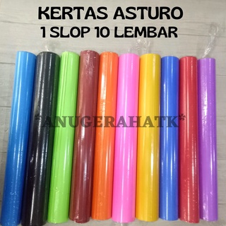 Jual 1 SLOP Isi 10 Lbr Kertas Karton Asturo Alaska Paper Florecent