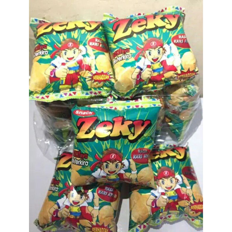 Jual Ciki Zeky Berhadiah Isi 10 Bungkus Snack Jadul Snack Berhadiah