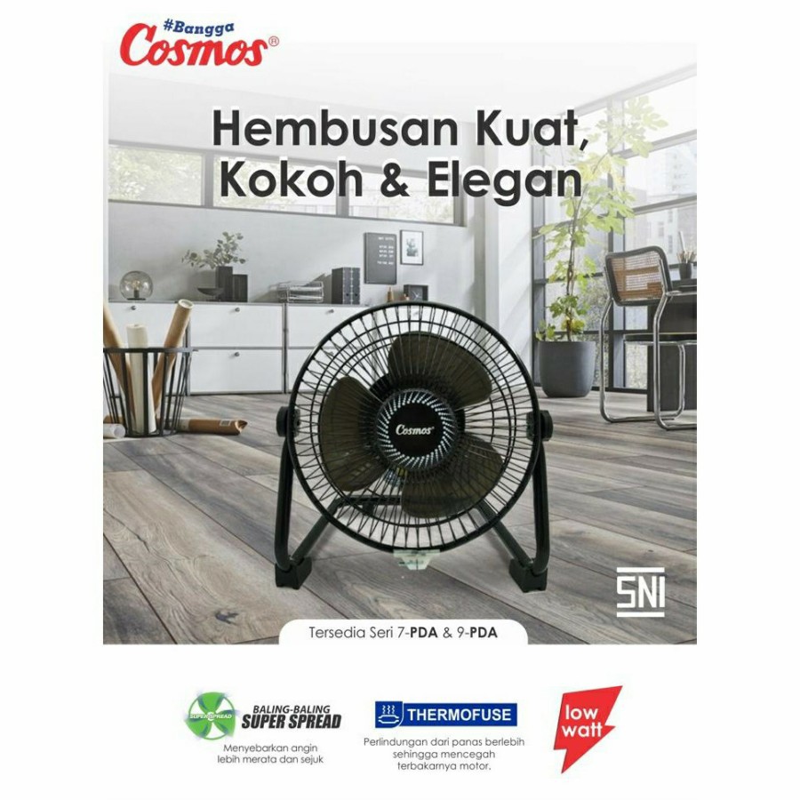 Jual Desk Fan Besi Cosmos Kipas Angin Meja 7 PDA 7 Inch 7 PDA Termurah