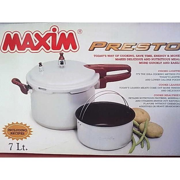 Jual Presto Maxim 7 Liter 24 Cm Panci Presto Maxim Shopee Indonesia