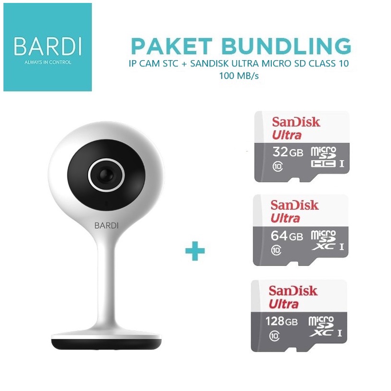 Jual Bardi Cctv Indoor Static Stc Smart Ip Camera Wifi Micro Sd