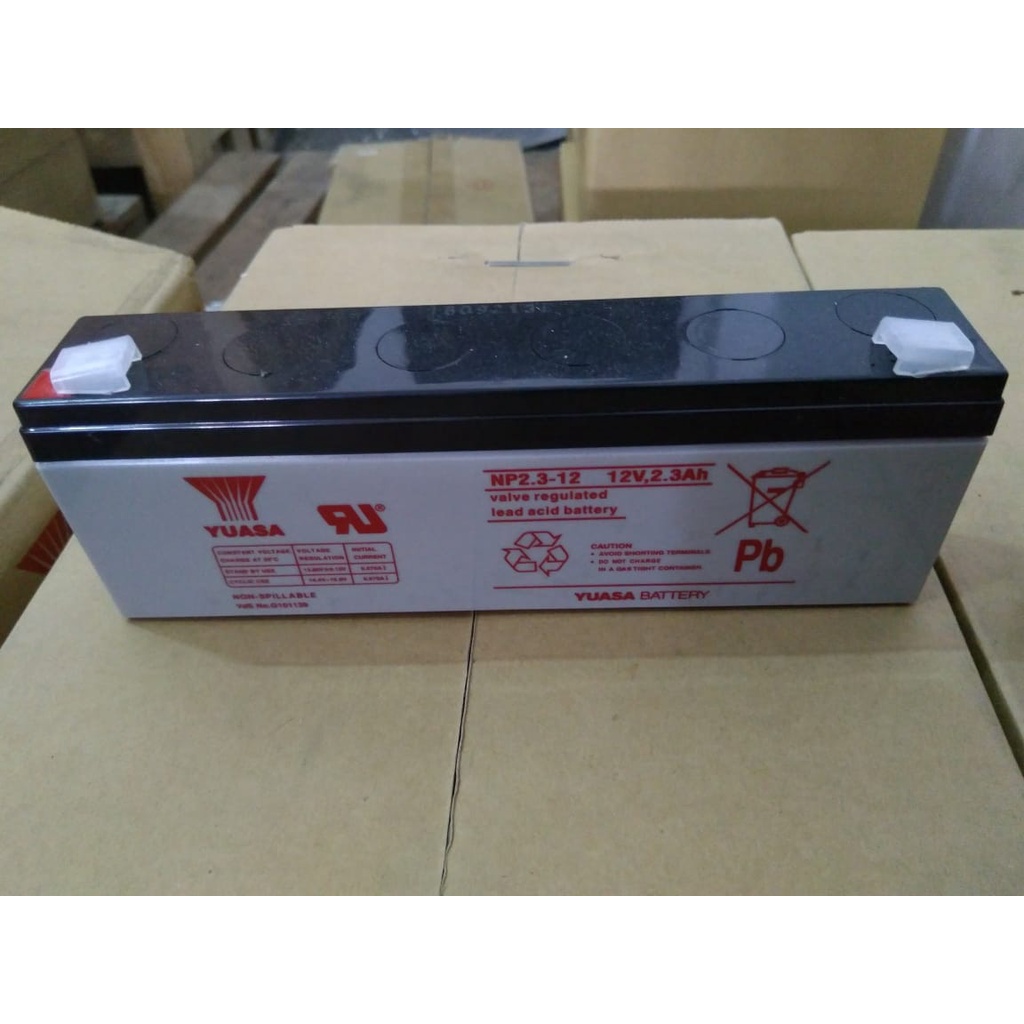 Jual Battery VRLA Aki Kering Baterai Yuasa NP 2 3 12 2 3Ah 12