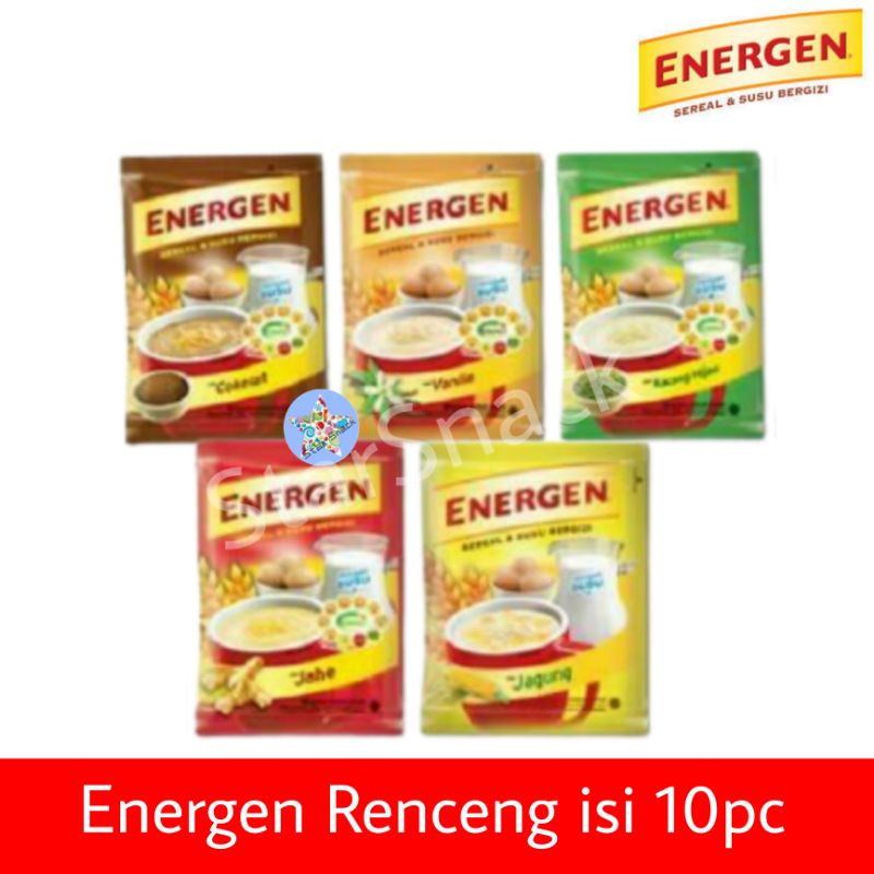 Jual Energen Renceng Minuman Sereal Isi 10pc Shopee Indonesia