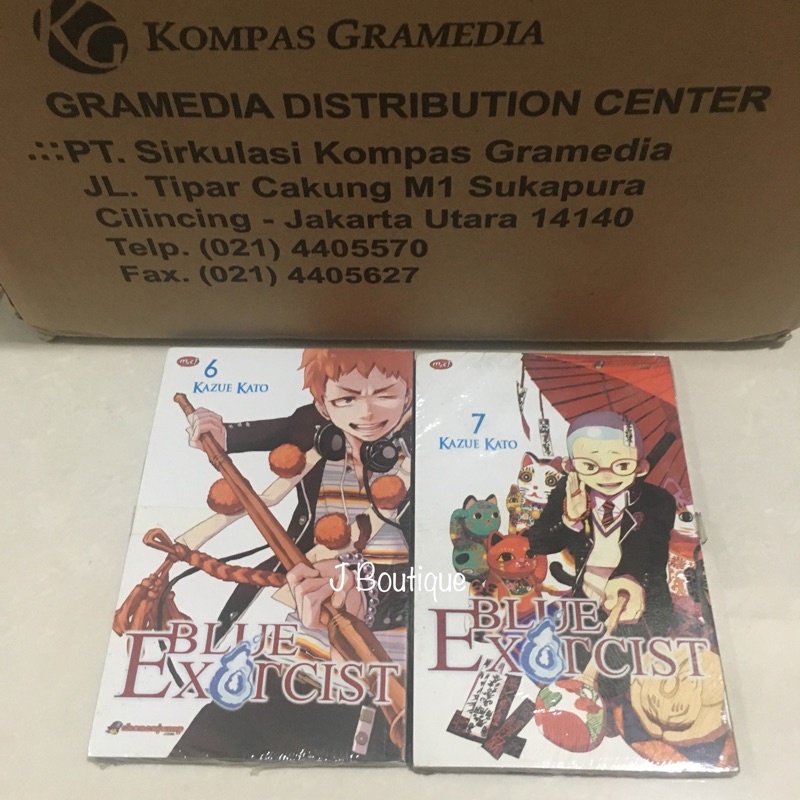 Jual Komik Cabutan Blue Exorcist Kazue Kato Paket Komik Murah