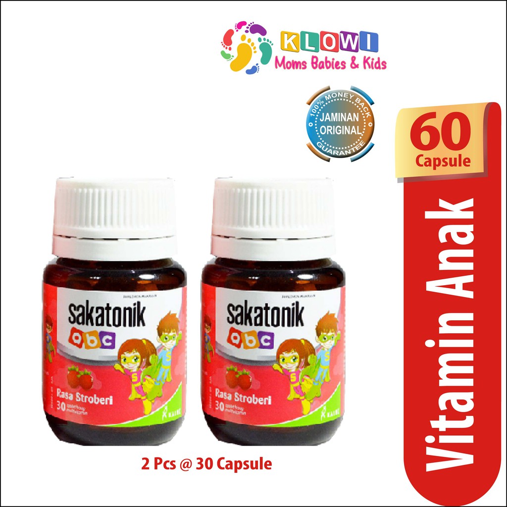 Jual Sakatonik Abc Rasa Strawberry Isi Tablet Multivitamin Untuk