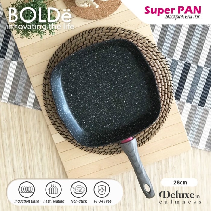 Jual Bolde Super Pan Grill Pan Cm Blackpink Shopee Indonesia