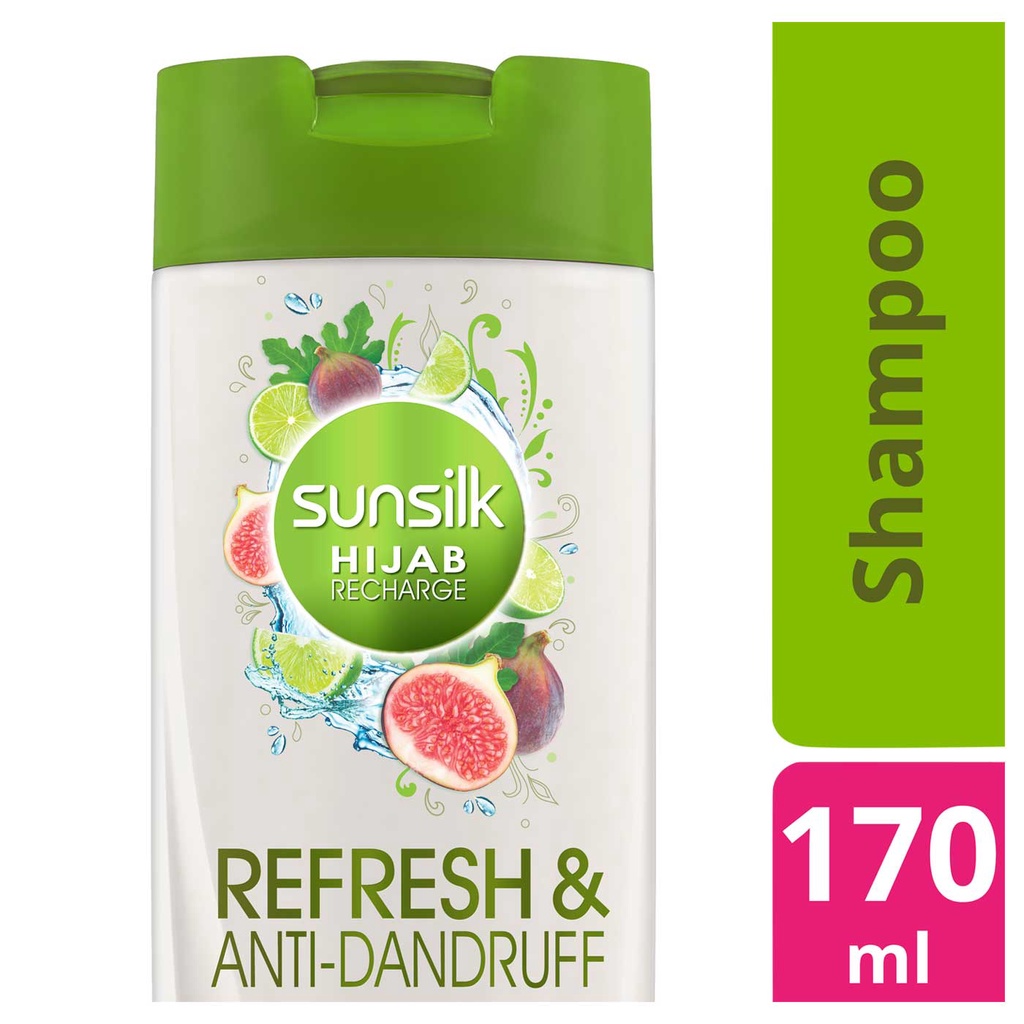 Jual Sunsilk Hijab Anti Ketombe Sampo Refresh Anti Dundruff 170ml