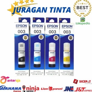 Jual TINTA EPSON 003 BLACK EPSON L SERIES L3110 L3150 Hitam TERBARU