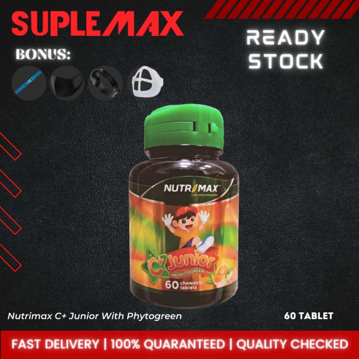 Jual Nutrimax C Junior With Phytogreen 60 Tablet Shopee Indonesia