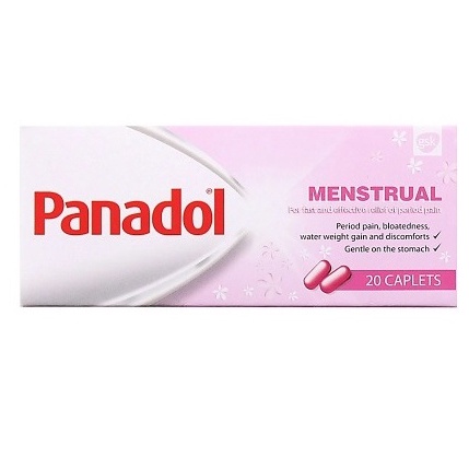 Jual Panadol Menstrual Singapore 10 Caplets Per Strip Hand Carry