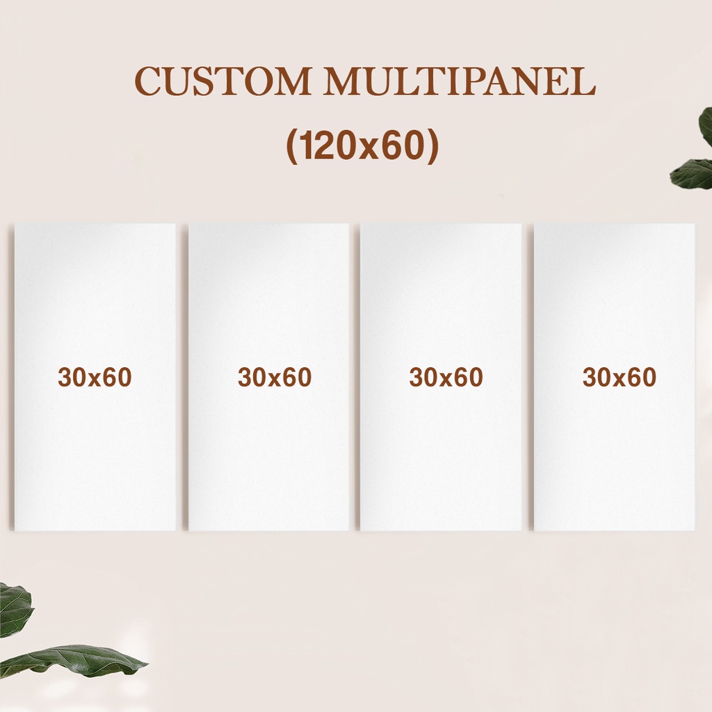 Jual 120x60cm Yuki Craft Store Custom Desain Multipanel Wall Decor