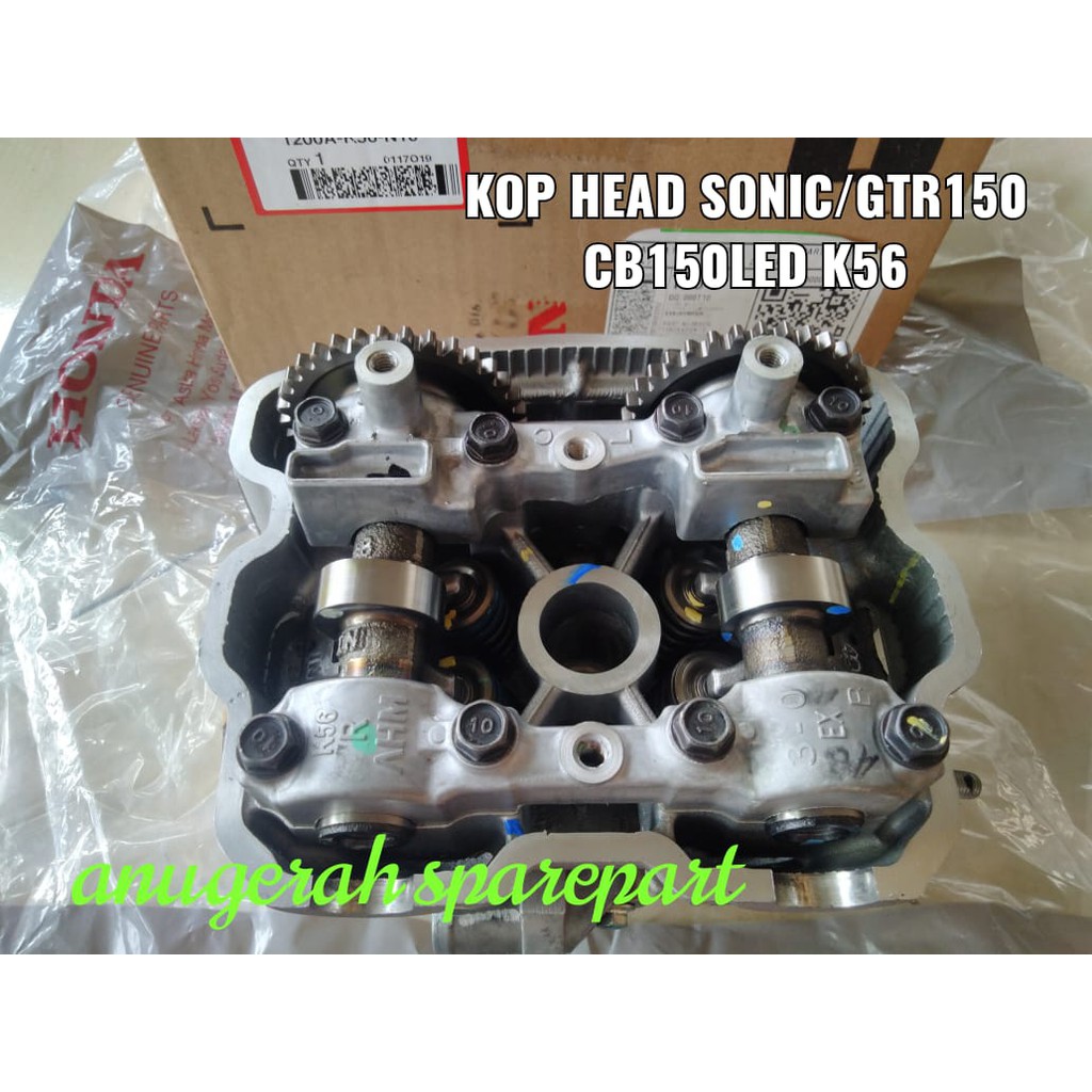 Jual Head Cylinder Kop Head Assy Lengkap Sonic Supra Gtr Cb Led K