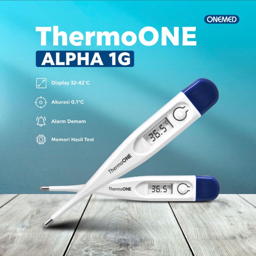 Jual Thermometer Digital Alpha 1G Onemed Shopee Indonesia